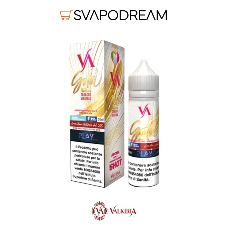 VALKIRIA - Aroma Shot 20ml Play GOLD TOBACCO
