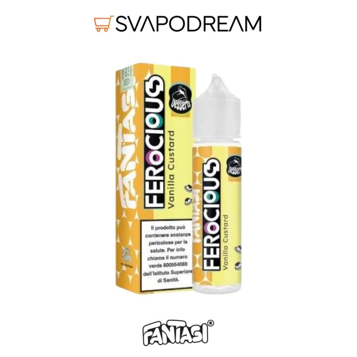 FANTASI VAPE FEROCIOUS - Aroma Shot 20ml VANILLA CUSTARD