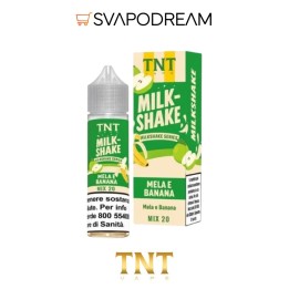 TNT VAPE MilkShake - Liquido Mix&Vape 20ml MELA E BANANA