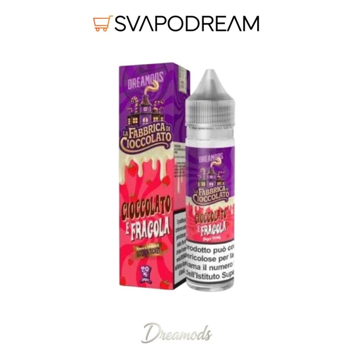DREAMODS La Fabbrica di Cioccolato Shot CIOCCOLATO BIANCO E FRAGOLA
