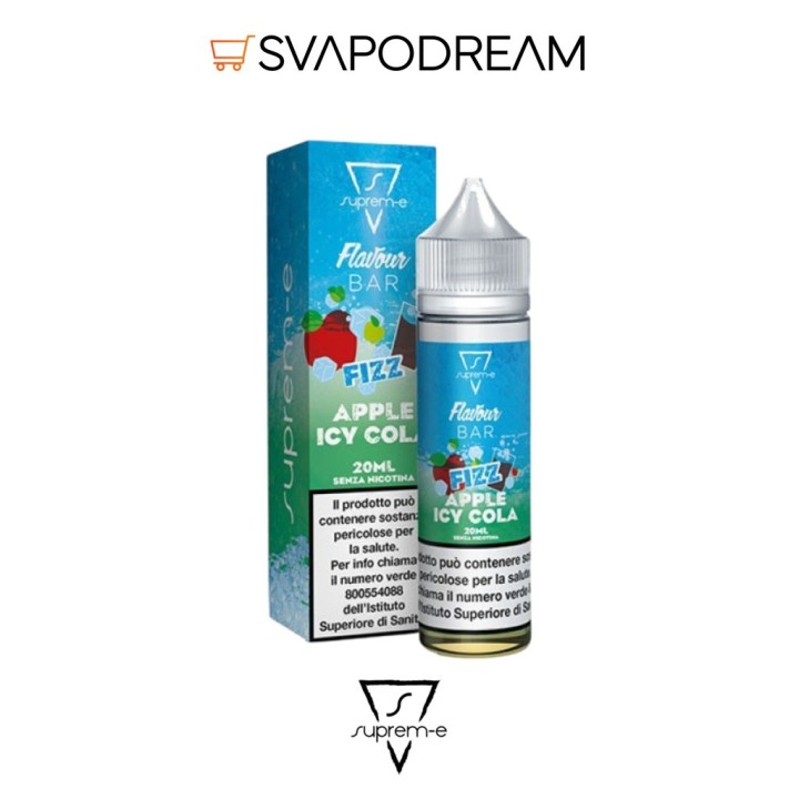 SUPREM-E - Liquido Mix&Vape 20ml Flavour Bar Fizz APPLE ICY COLA
