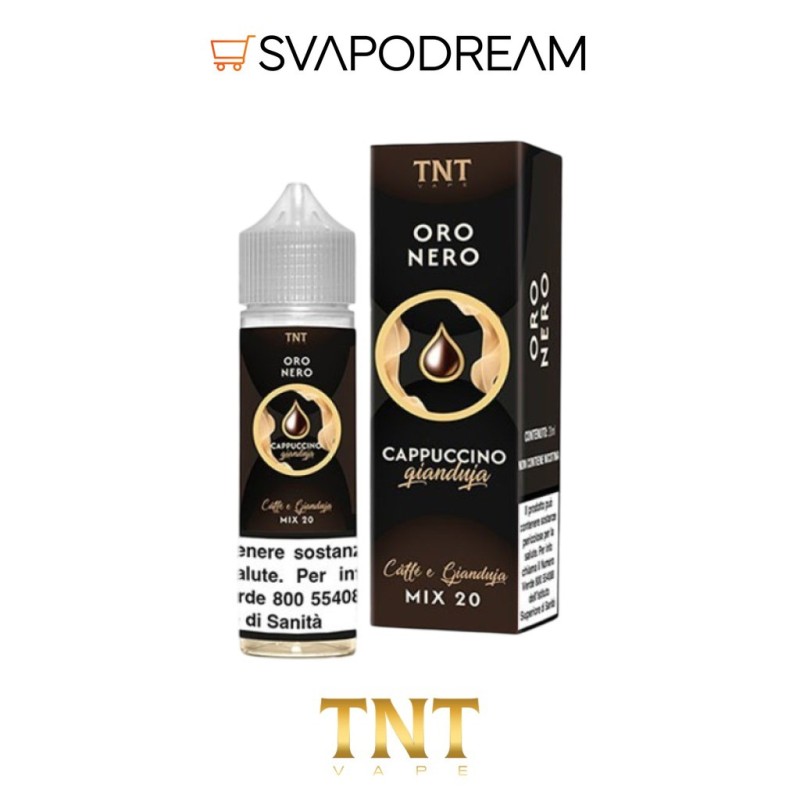 TNT VAPE -  Liquido Mix&Vape 20ml Oro Nero CAFFE E GIANDUJA