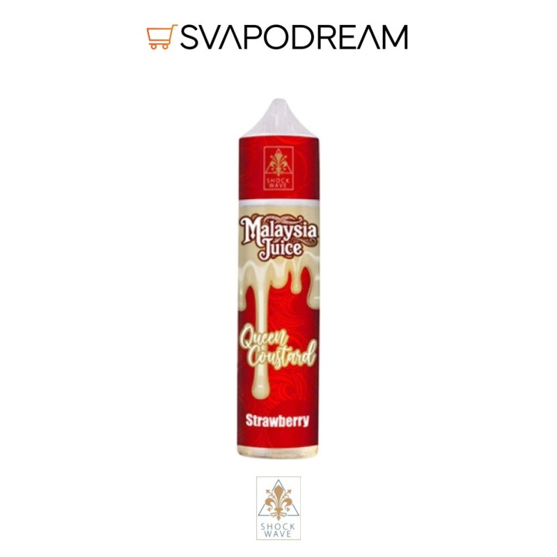 SHOCK WAVE - Aroma Shot 20ml Malaysia Juice QUEEN COUSTARD STRAWBERRY