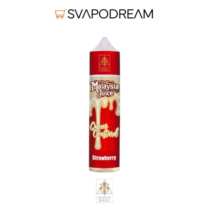 SHOCK WAVE - Aroma Shot 20ml Malaysia Juice QUEEN COUSTARD STRAWBERRY