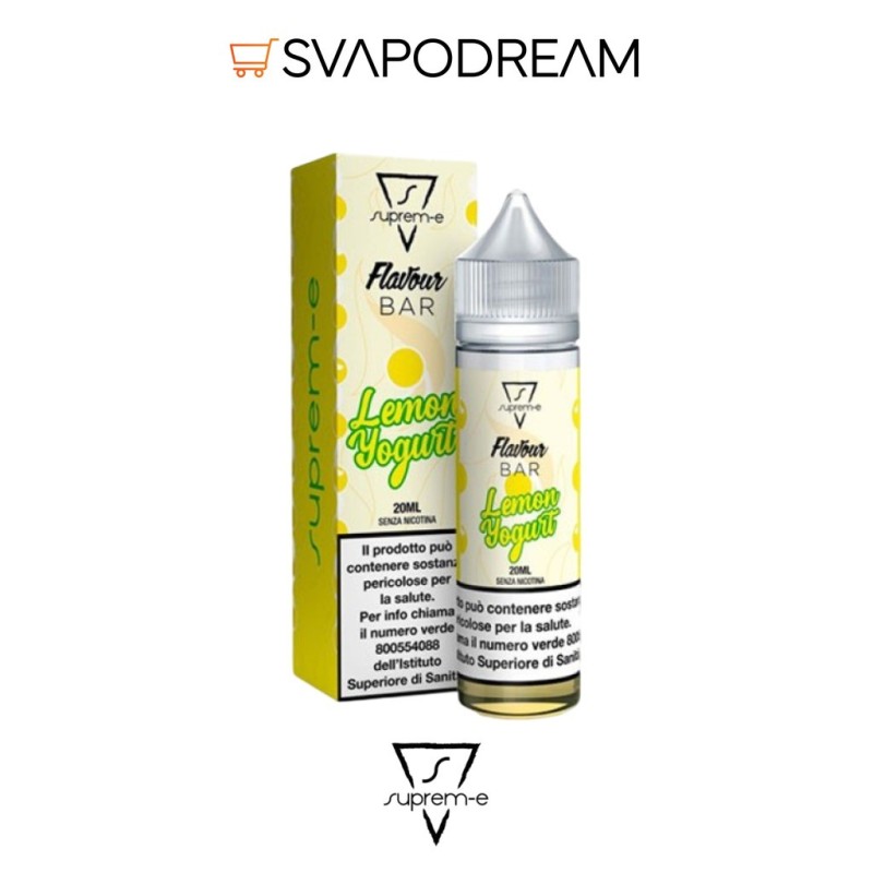 SUPREM-E - Liquido Mix&Vape 20ml Flavour Bar LEMON YOGURT