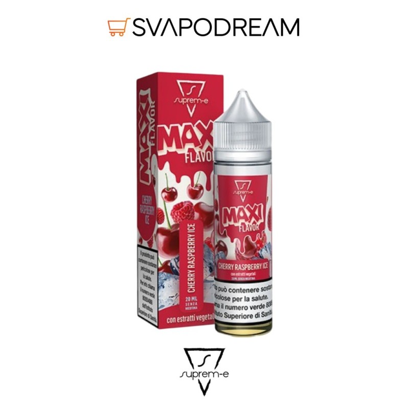 SUPREM-E - Liquido Mix&Vape 20ml MAXI Flavour CHERRY RASPBERRY ICE