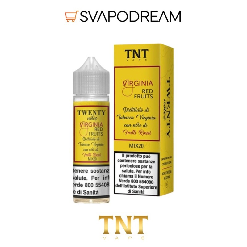 TNT VAPE -  Liquido Mix&Vape 20ml Twenty Notes VIRGINIA RED FRUITS