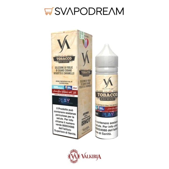 VALKIRIA - Aroma Shot 20ml Play TOBACCO BOSS RESERVE