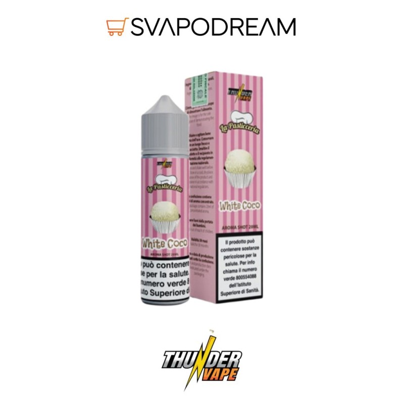 THUNDER VAPE - Aroma Shot 20ml La Pasticceria WHITE COCO