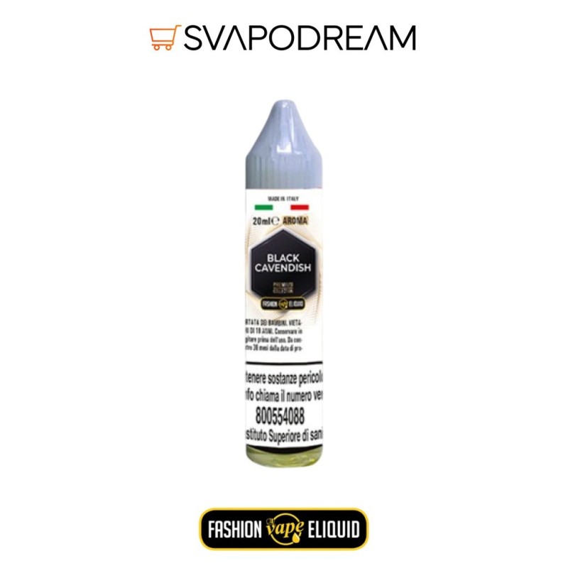 FASHION VAPE - Aroma Shot 20ml Distillati BLACK CAVENDISH