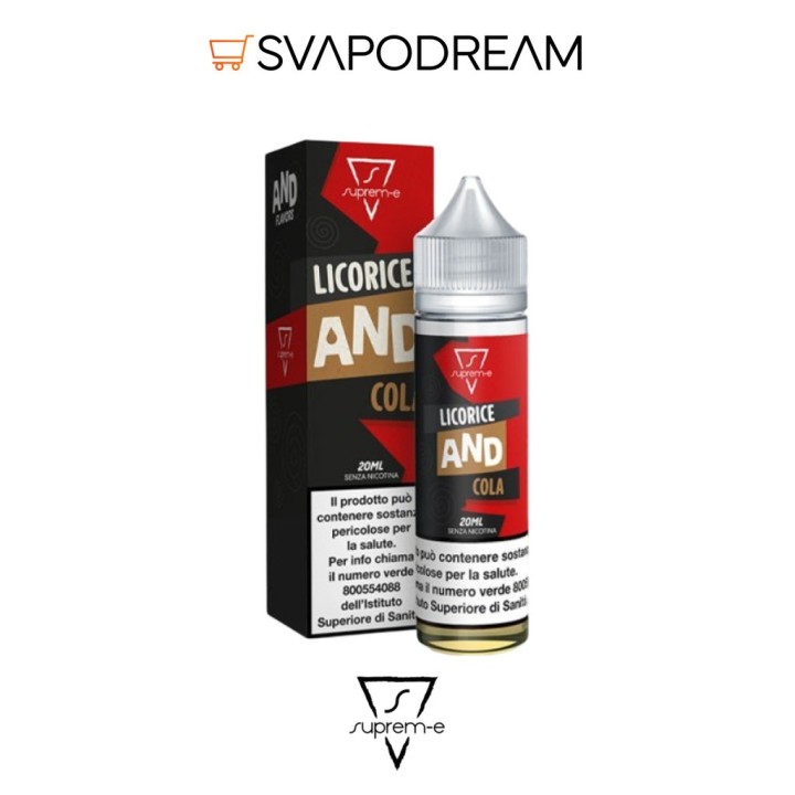 SUPREM-E - Liquido Mix&Vape 20ml LICORICE AND COLA