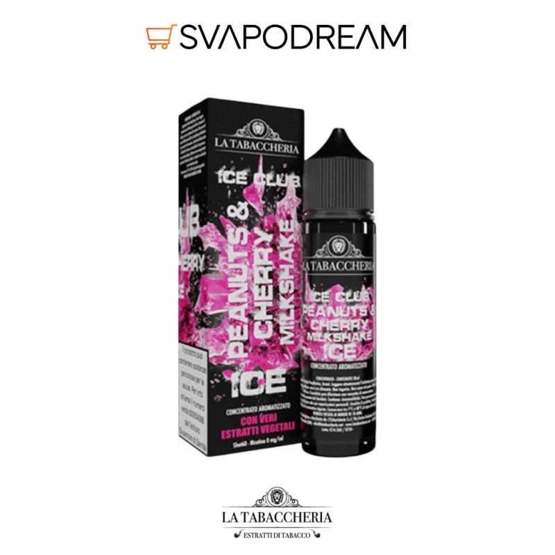 LA TABACCHERIA ICE CLUB - Aroma Shot 20ml PEANUT&CHERRY MILKSHAKE ICE