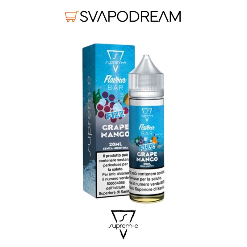 SUPREM-E - Liquido Mix&Vape 20ml Flavour Bar Fizz GRAPE MANGO