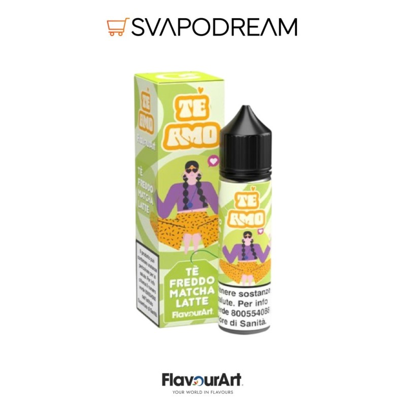 FLAVOURART - Aroma Shot 20ml Te Amo TE FREDDO MATCHA LATTE