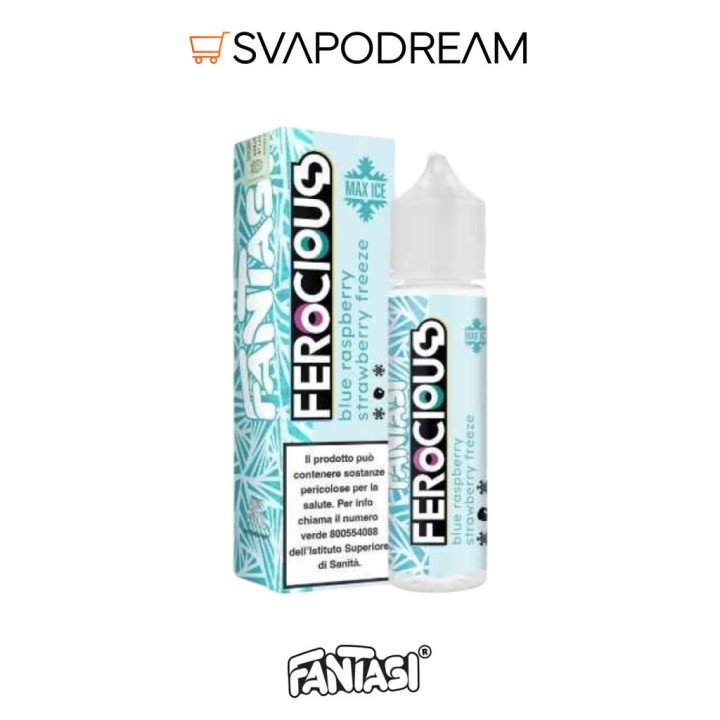 FANTASI VAPE FEROCIOUS - Aroma Shot 20ml BLUE RASPBERRY STRAWBERRY FREEZE