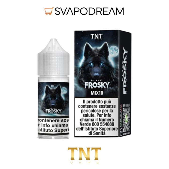 TNT VAPE -  Liquido Mix&Vape 10ml FROSKY BLACK