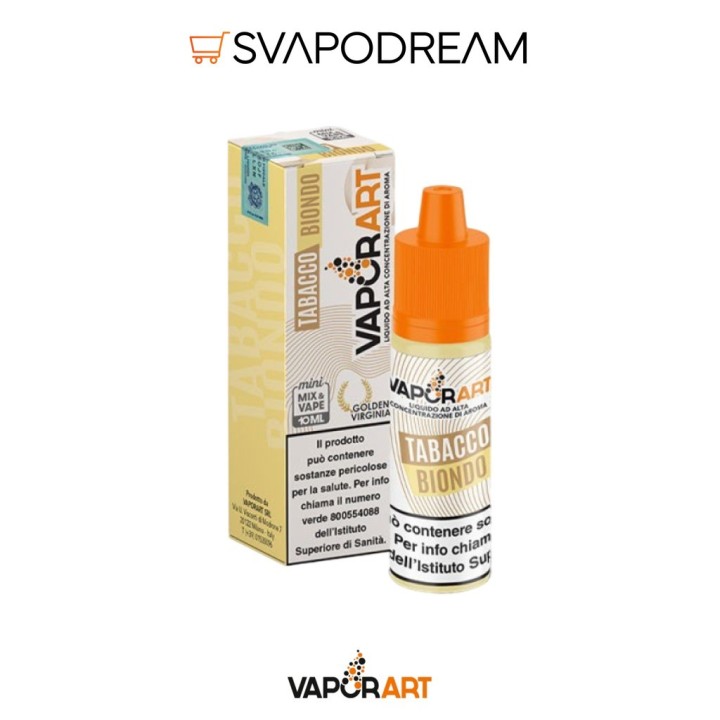 VAPORART - Liquido Mix&Vape 10ml TABACCO BIONDO