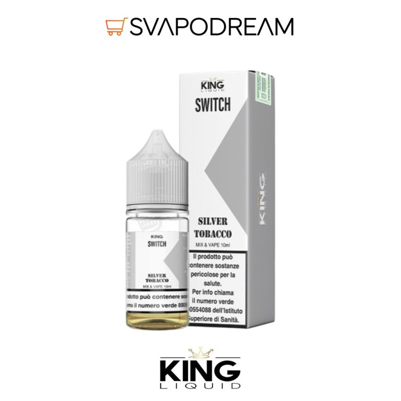 KING LIQUID - Liquido Mix&Vape 10ml SWITCH SILVER TOBACCO