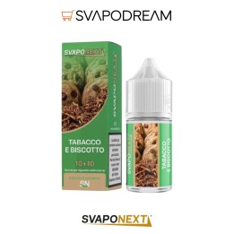 SVAPONEXT - Aroma Mini Shot 10ml Starter Flavour TABACCO E BISCOTTO