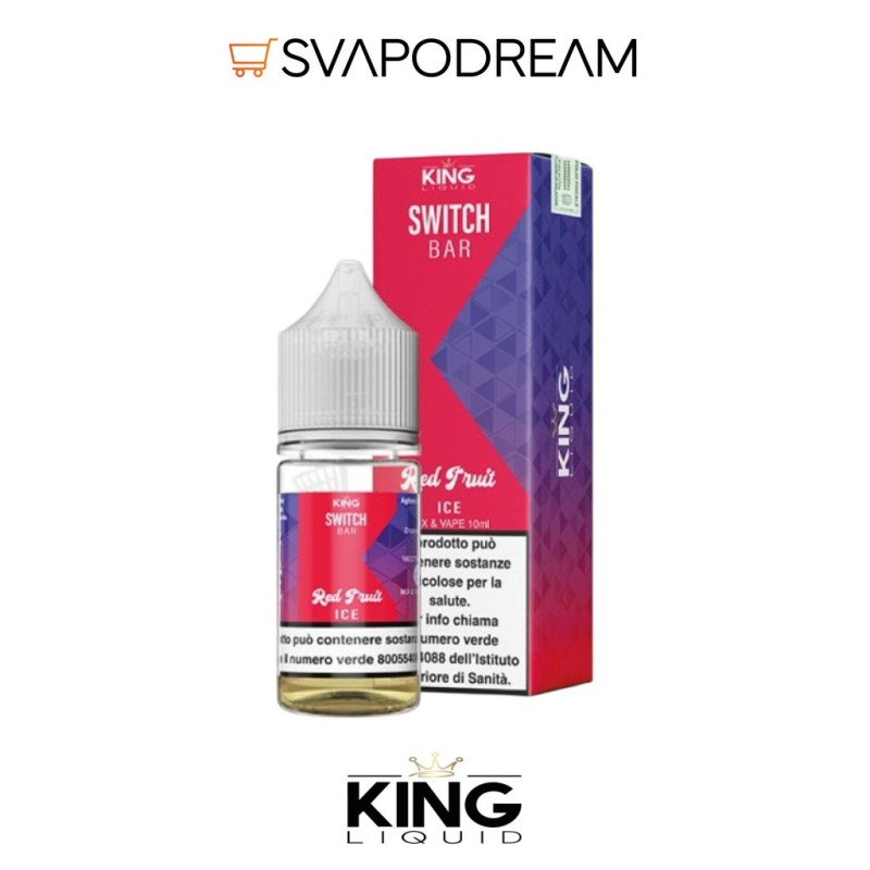 KING LIQUID - Liquido Mix&Vape 10ml SWITCH BAR RED FRUIT ICE