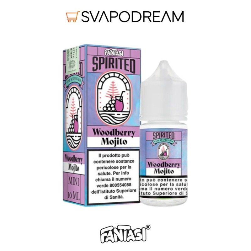 FANTASI VAPE SPIRITED - Aroma Mini Shot 10ml WOODBERRY MOJITO
