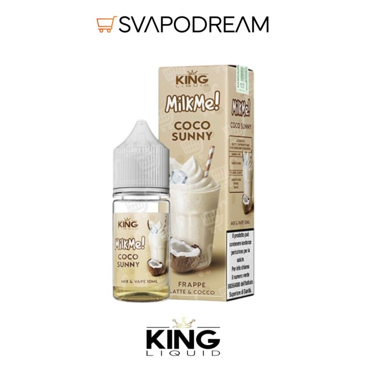 KING LIQUID - Liquido Mix&Vape 10ml MILK ME! COCO SUNNY