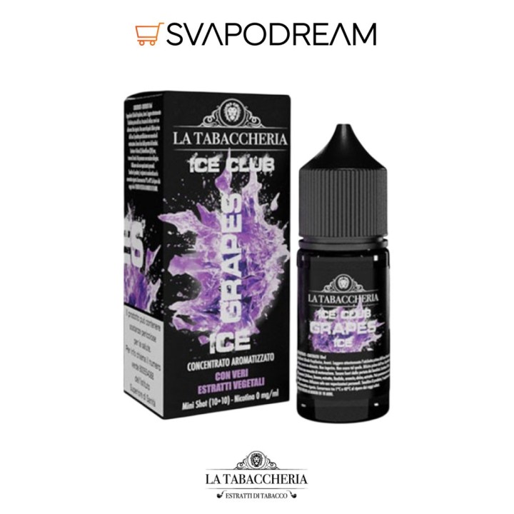LA TABACCHERIA ICE CLUB - Aroma Mini Shot 10ml GRAPES ICE