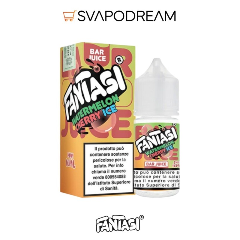 FANTASI VAPE BAR JUICE - Aroma Mini Shot 10ml WATERMELON CHERRY ICE