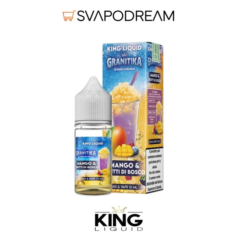 KING LIQUID - Liquido Mix&Vape 10ml GRANITIKA MANGO & FRUTTI DI BOSCO