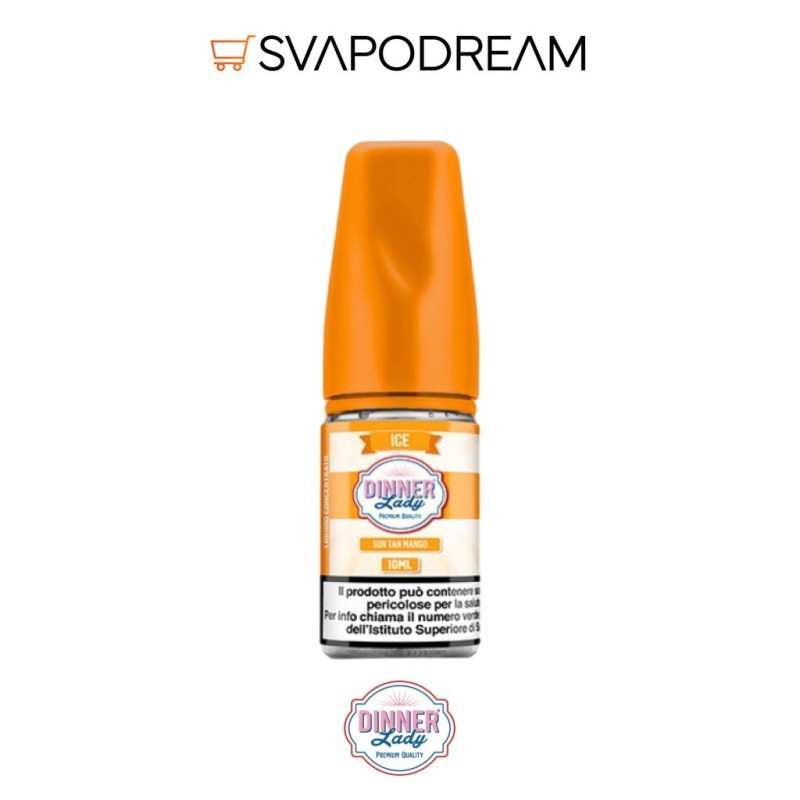 DINNER LADY - Aroma Mini Shot 10ml SUN TAN MANGO