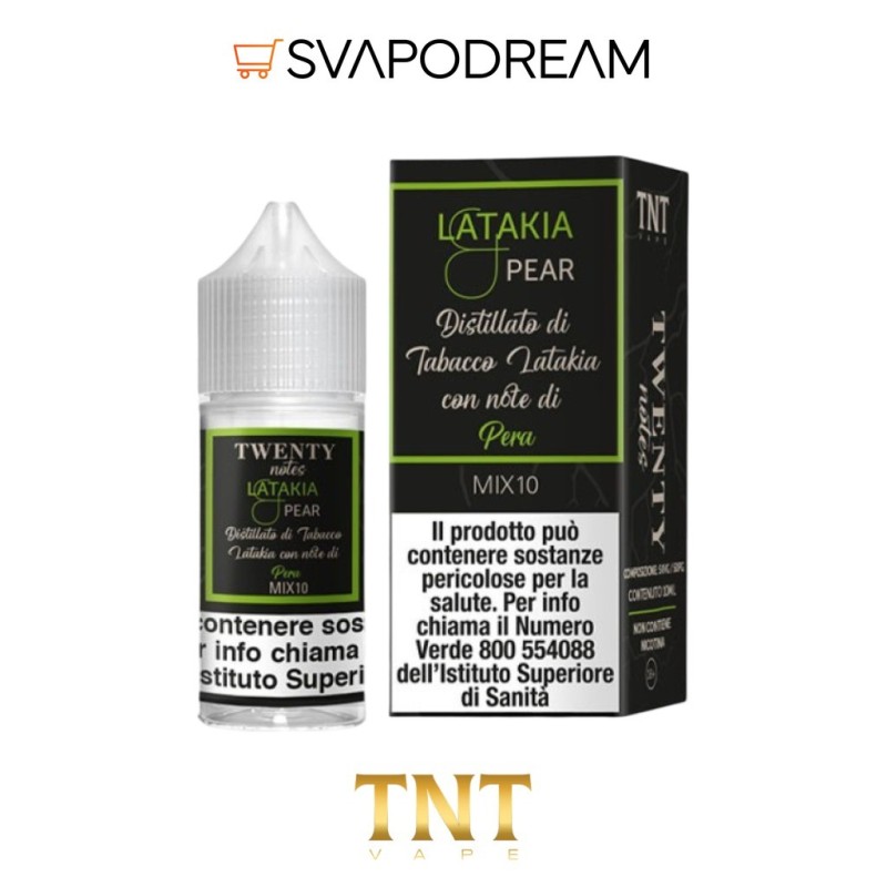 TNT VAPE -  Liquido Mix&Vape 10ml Twenty Notes LATAKIA PEAR