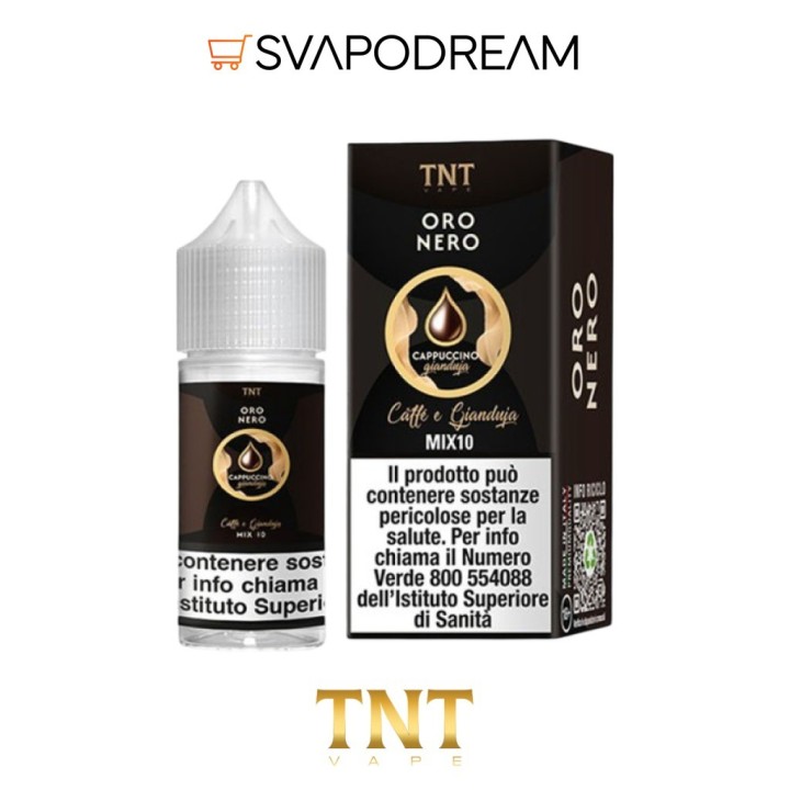 TNT VAPE -  Liquido Mix&Vape 10ml Oro Nero CAFFE E GIANDUJA