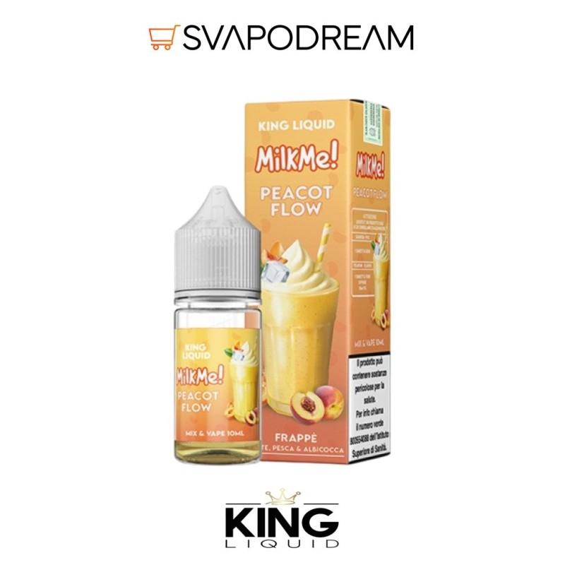 KING LIQUID - Liquido Mix&Vape 10ml MILK ME! PEACOT FLOW