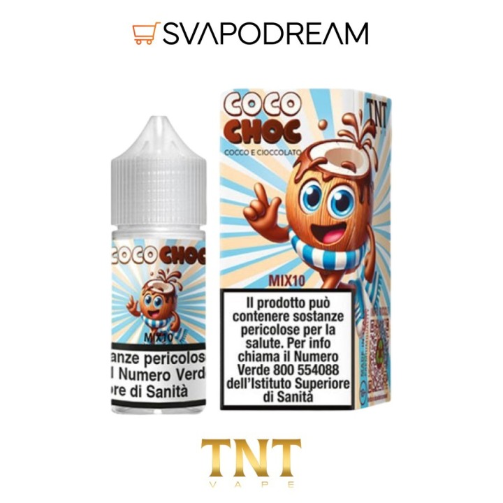 TNT VAPE -  Liquido Mix&Vape 10ml COCO CHOC