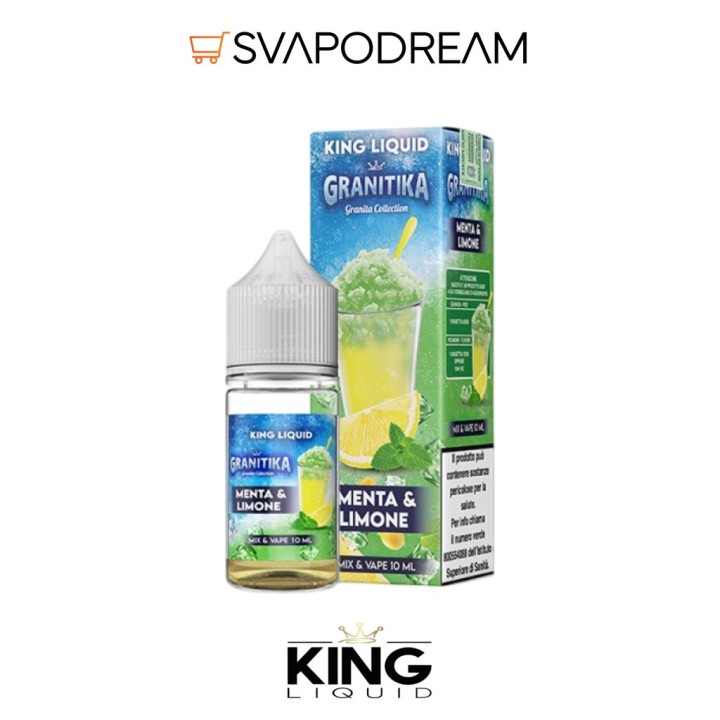 KING LIQUID - Liquido Mix&Vape 10ml GRANITIKA MENTA & LIMONE