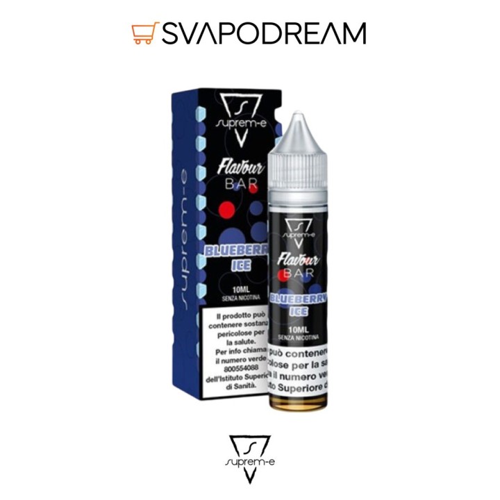 SUPREM-E - Liquido Mix&Vape 10ml Flavour Bar BLUEBERRY ICE