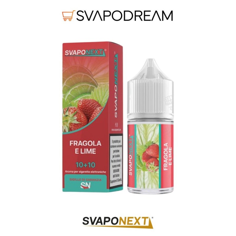 SVAPONEXT - Aroma Mini Shot 10ml Starter Flavour FRAGOLA E LIME