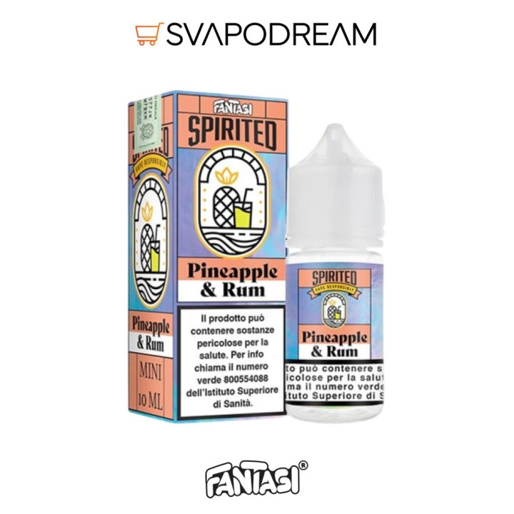 FANTASI VAPE SPIRITED - Aroma Mini Shot 10ml PINEAPPLE & RUM