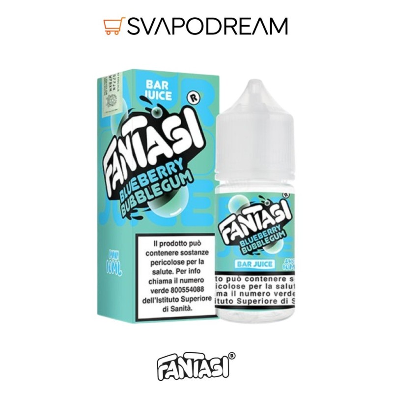 FANTASI VAPE BAR JUICE - Aroma Mini Shot 10ml BLUEBERRY BUBBLEGUM
