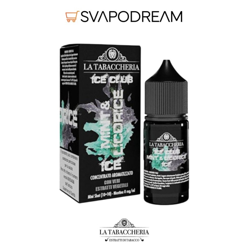 LA TABACCHERIA ICE CLUB - Aroma Mini Shot 10ml MINT & LICORICE ICE