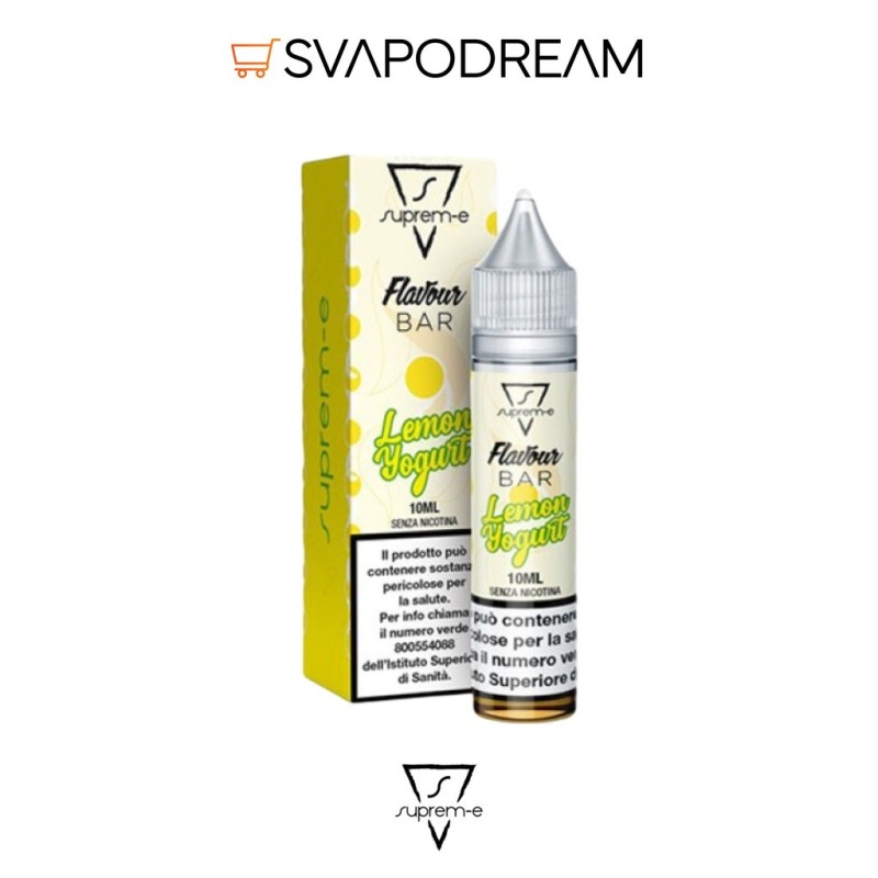 SUPREM-E - Liquido Mix&Vape 10ml Flavour Bar LEMON YOGURT