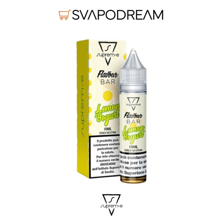 SUPREM-E - Liquido Mix&Vape 10ml Flavour Bar LEMON YOGURT