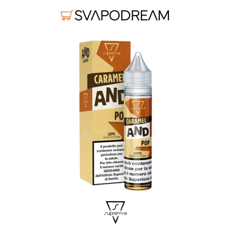 SUPREM-E - Liquido Mix&Vape 10ml CARAMEL AND POP