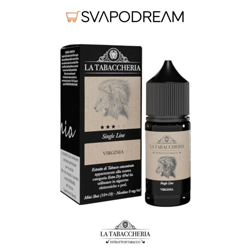 LA TABACCHERIA SINGLE LINE - Aroma Mini Shot 10ml VIRGINIA