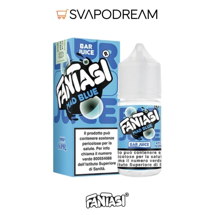 FANTASI VAPE BAR JUICE - Aroma Mini Shot 10ml MAD BLUE