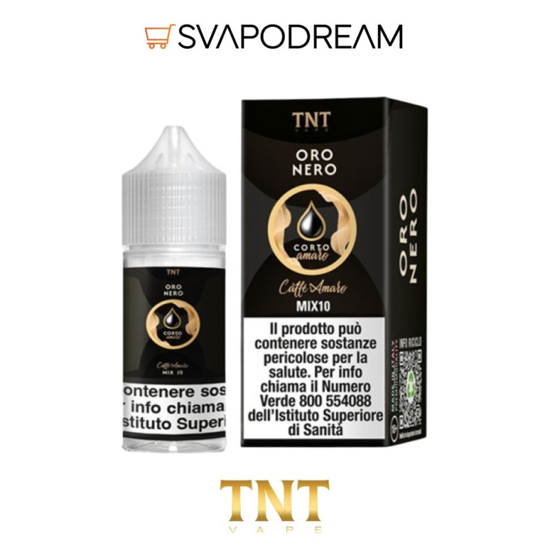 TNT VAPE -  Liquido Mix&Vape 10ml Oro Nero CAFFE AMARO