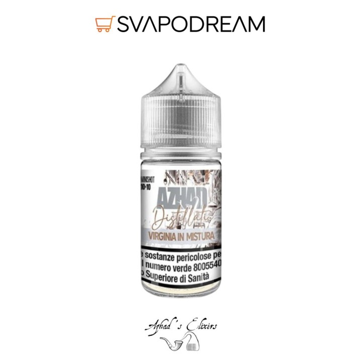 AZHAD'S ELIXIRS - Aroma Mini Shot 10ml Distillati VIRGINIA IN MISTURA
