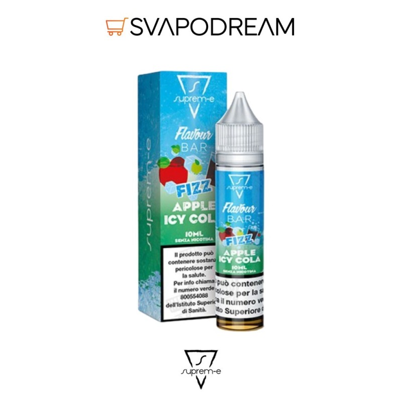 SUPREM-E - Liquido Mix&Vape 10ml Flavour Bar Fizz APPLE ICY COLA