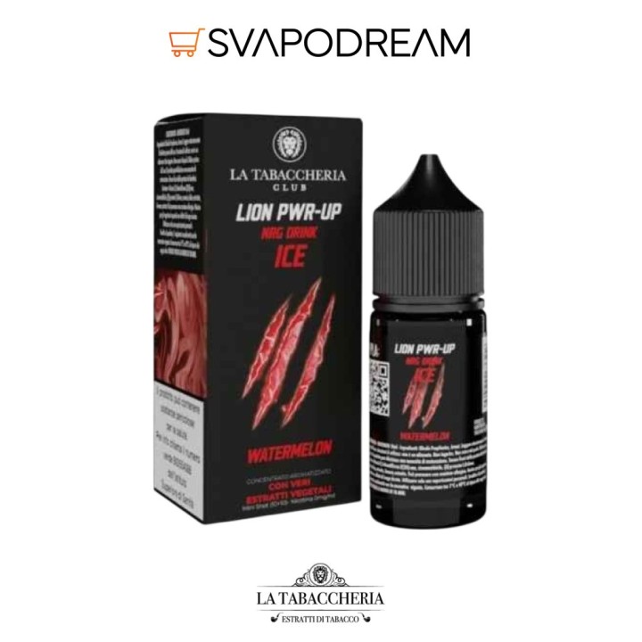 LA TABACCHERIA LION PWR-UP - Mini Shot 10ml NRG DRINK ICE WATERMELON
