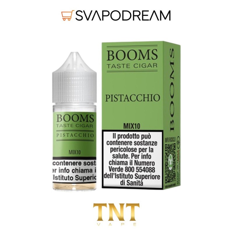 TNT VAPE - Liquido Mix&Vape 10ml BOOMS PISTACCHIO